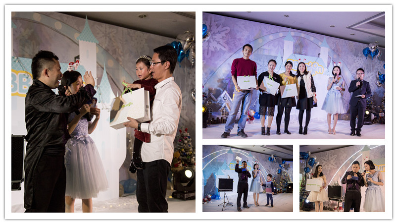 BBunion国际早教厦门世贸中心活动花絮：圣诞冰雪晚宴